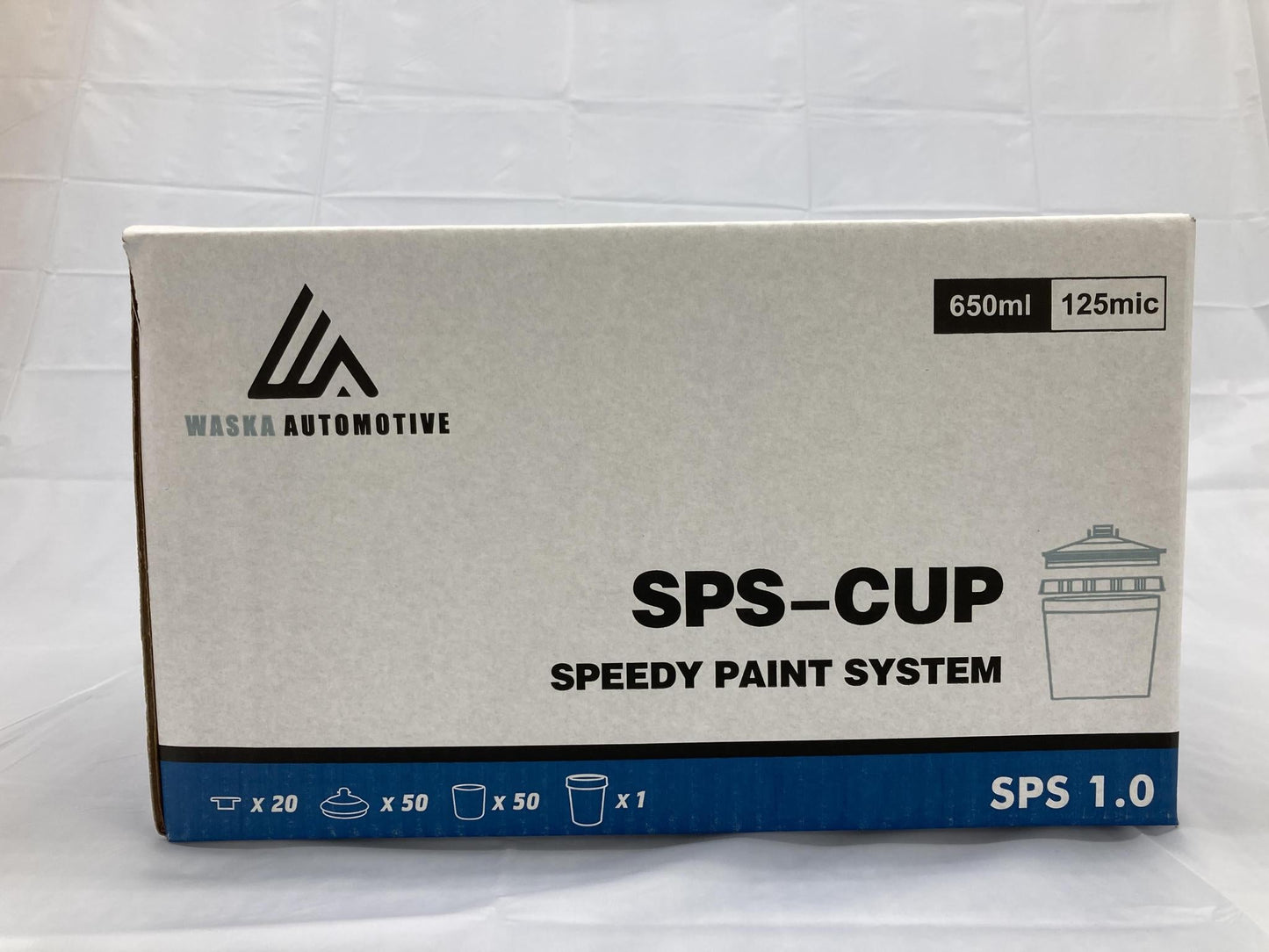 WA065010 - 650 ML SPS 1.0 Paint Cup System - 50 Count