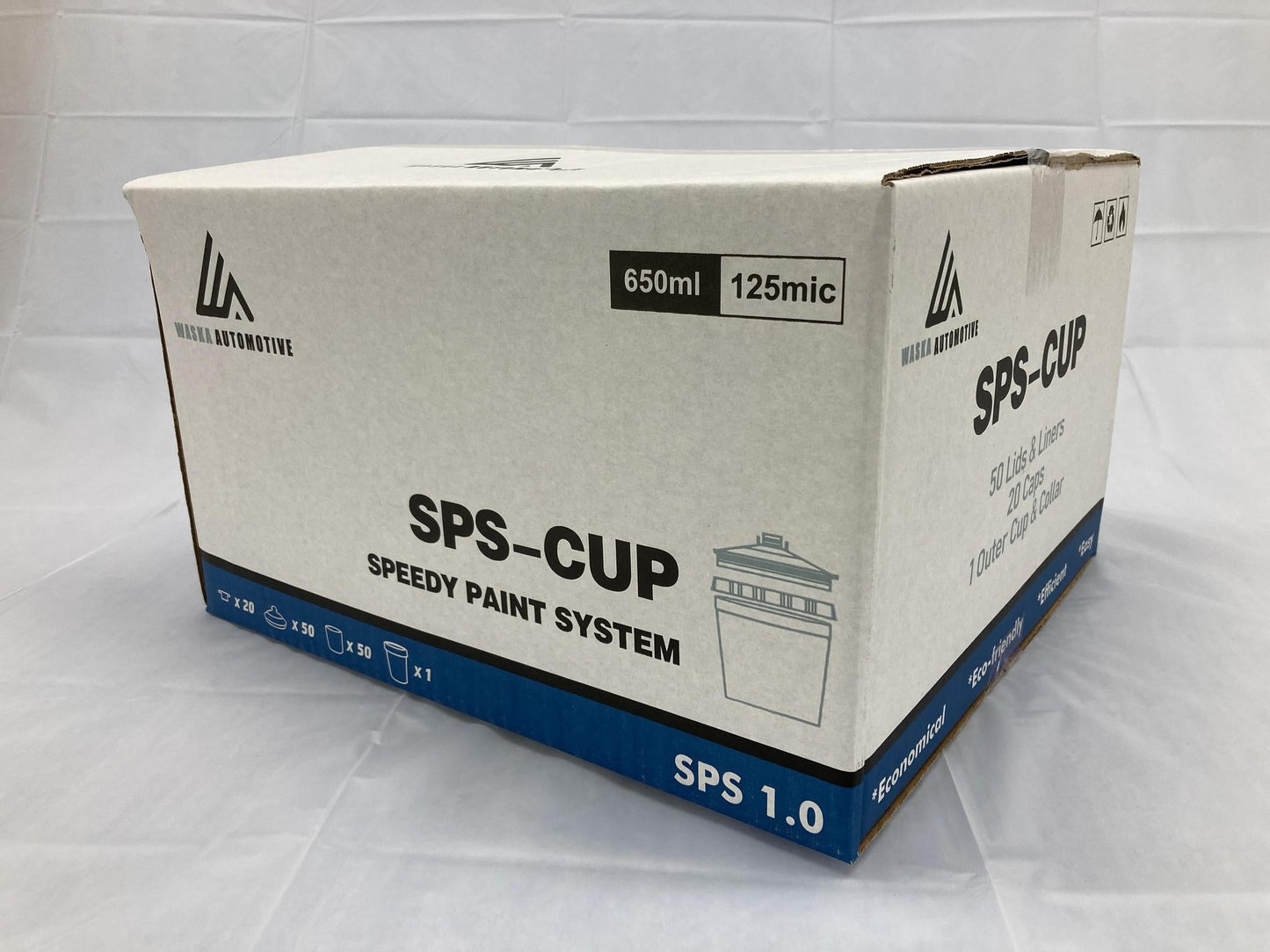 WA065010 - 650 ML SPS 1.0 Paint Cup System - 50 Count
