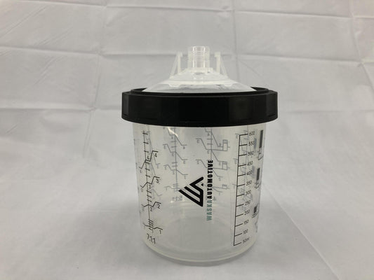 WA065010 - 650 ML SPS 1.0 Paint Cup System - 50 Count